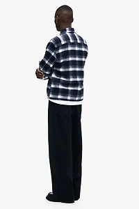 Regular-Fit Flannel Overshirt