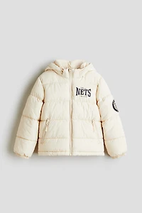 Manteau court matelassé