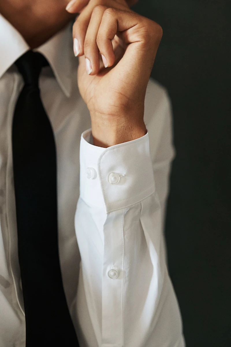 Slim Fit Pima Cotton Shirt