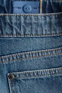 Loose-Fit Bootcut Leg Jeans