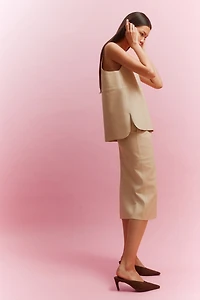 Débardeur en cuir