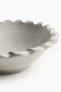 Reactive-Glaze Serving Bowl