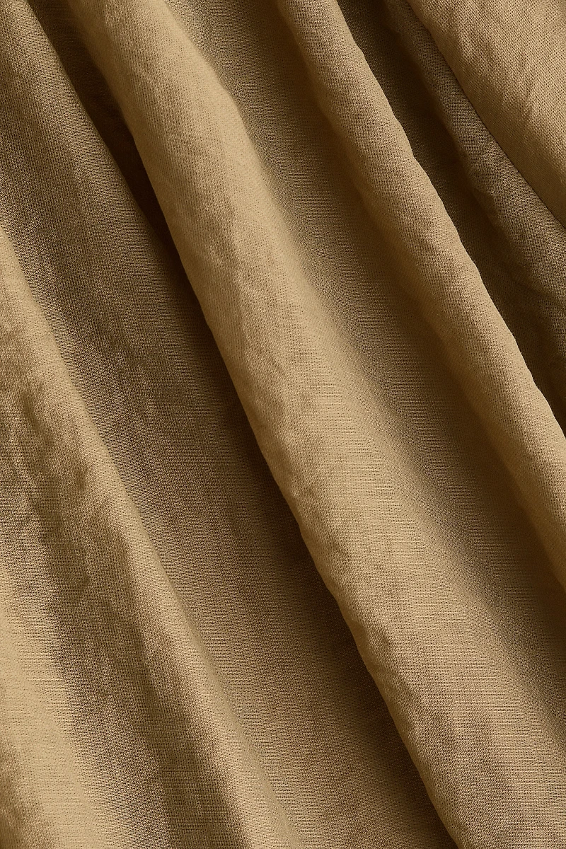Voluminous Tie-Detail Dress