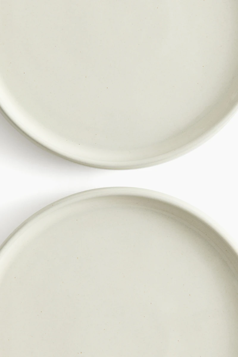 2-Pack Stoneware Appetizer Plates