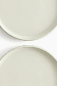 2-Pack Stoneware Appetizer Plates