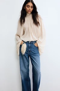 Wide-Leg Ultra High Jeans