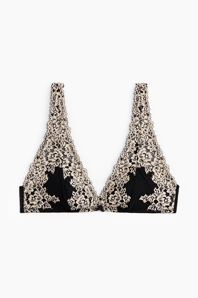 Padded Soft-Cup Lace Bra