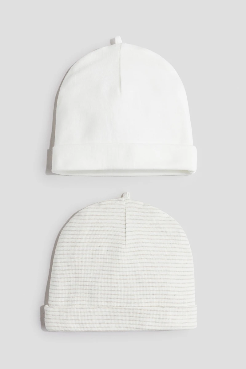 2-pack Cotton Beanies