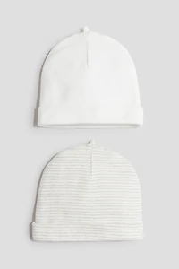 2-pack Cotton Beanies