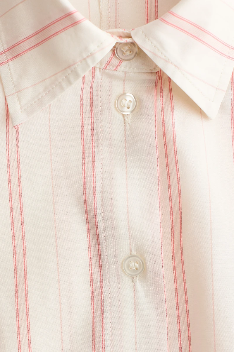 Tie-Detail Cotton Shirt