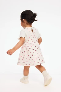 2-Piece Overall Dress and Top Set