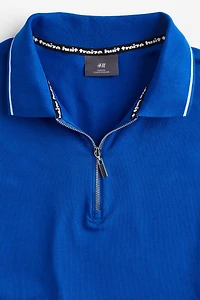 Slim Fit Half-zip Polo Shirt