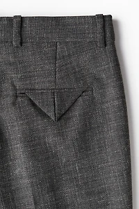 Pantalon coupe bottillon en laine mélangée