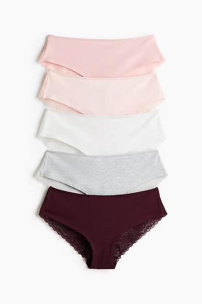 Lot de 5 culottes taille basse