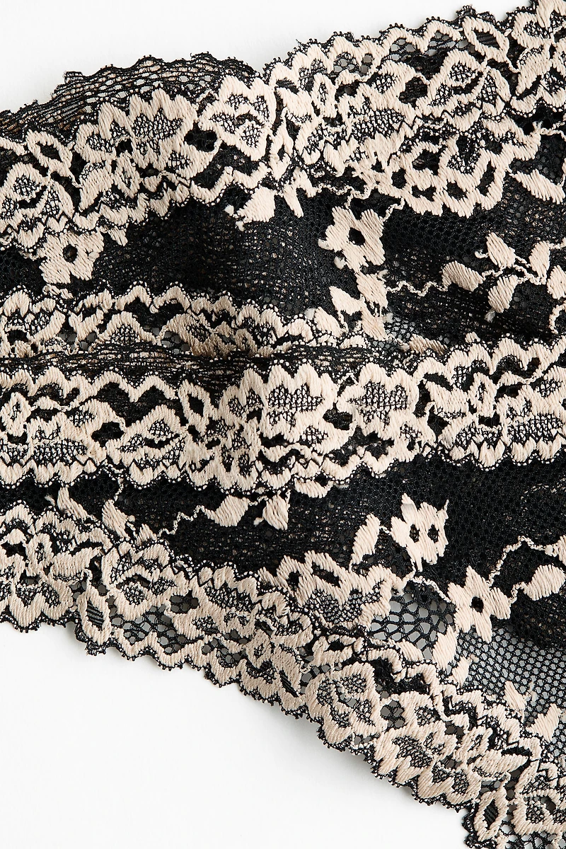 2-Pack Lace Thong Briefs