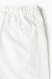 Relaxed-Fit Linen-Blend Shorts