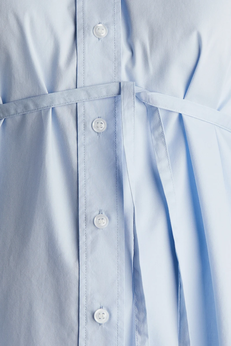 MAMA Before & After Poplin Shirt