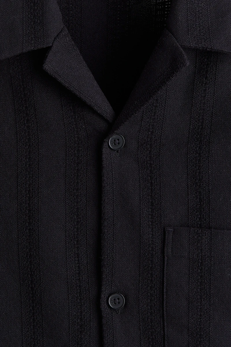 Regular-Fit Textured Resort Shirt