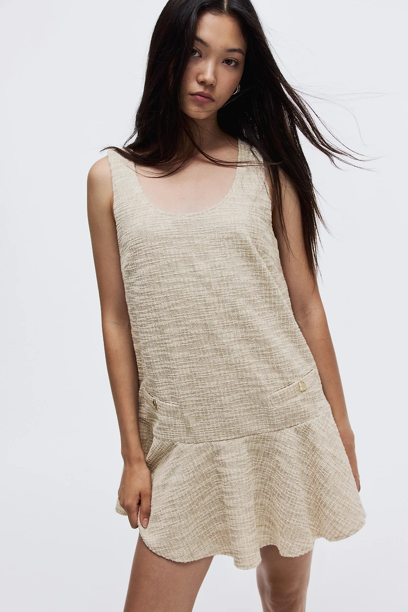 Jacquard-Weave Dress