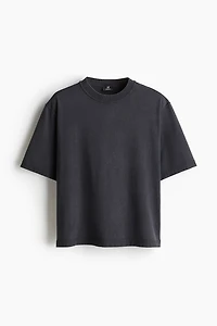 T-shirt délavé Coupe Carrée