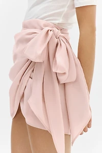 Draped Wrap Skirt