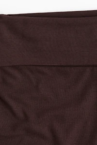 Pantalon évasé en jersey