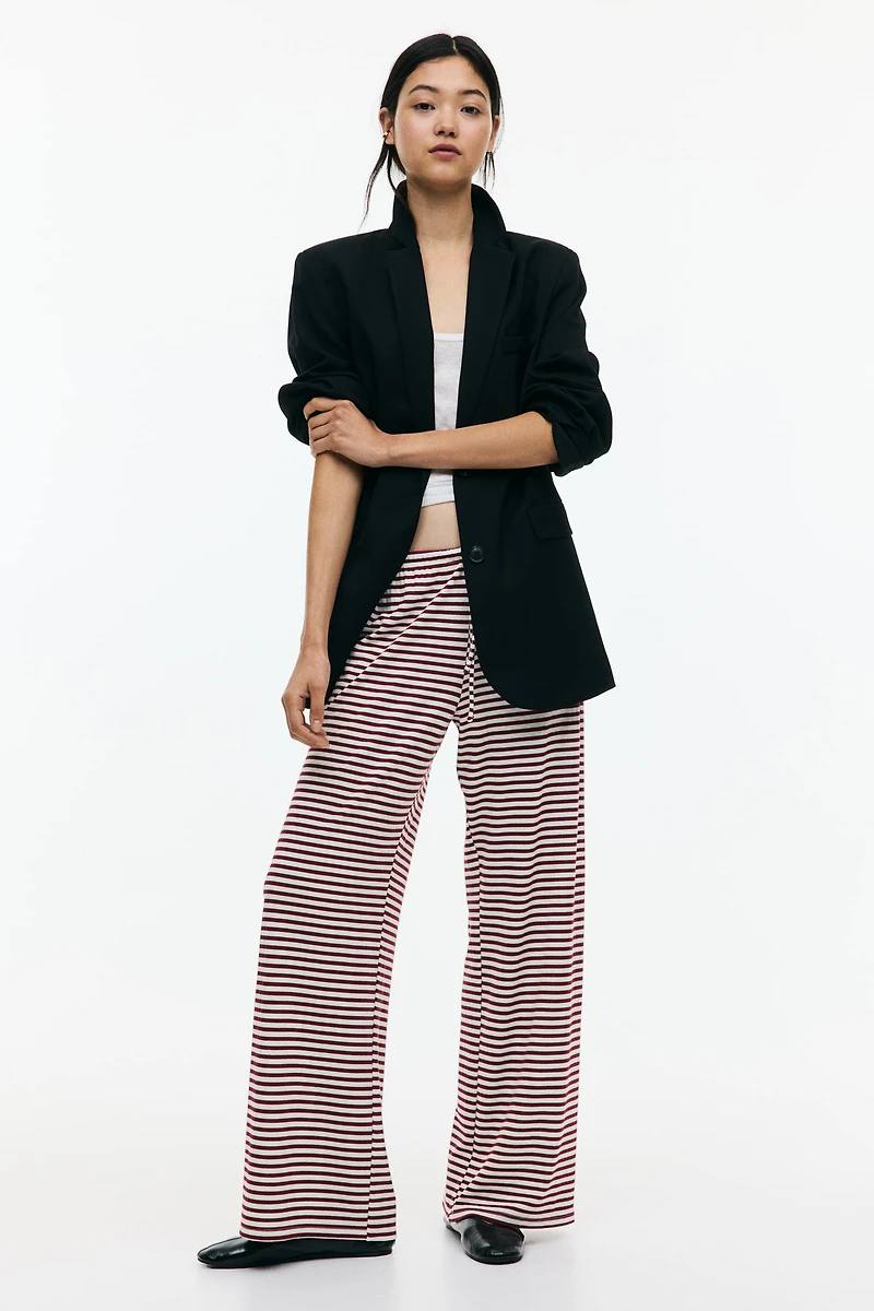 Pantalon large avec cordon de serrage