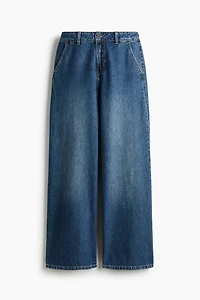 Jean large taille basse