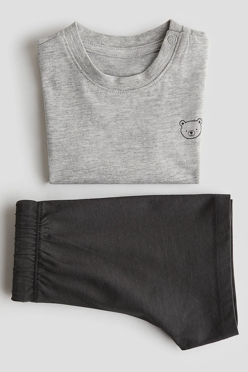 2-Piece Cotton Jersey Set