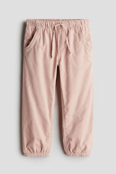 Cotton Corduroy Joggers