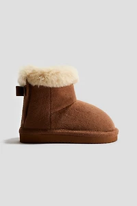 Fluffy-Lined Boots
