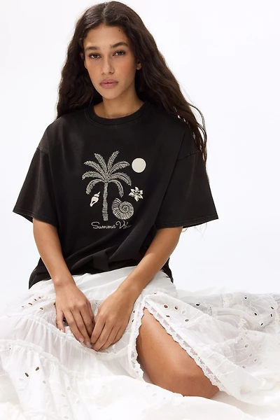 Oversized Embroidered T-Shirt