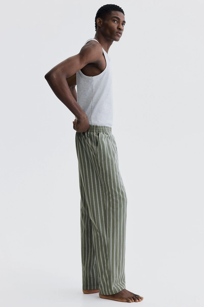 Relaxed-Fit Poplin Pants