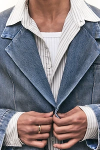 Blazer ample en denim