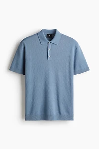 Slim-Fit Textured Polo Shirt