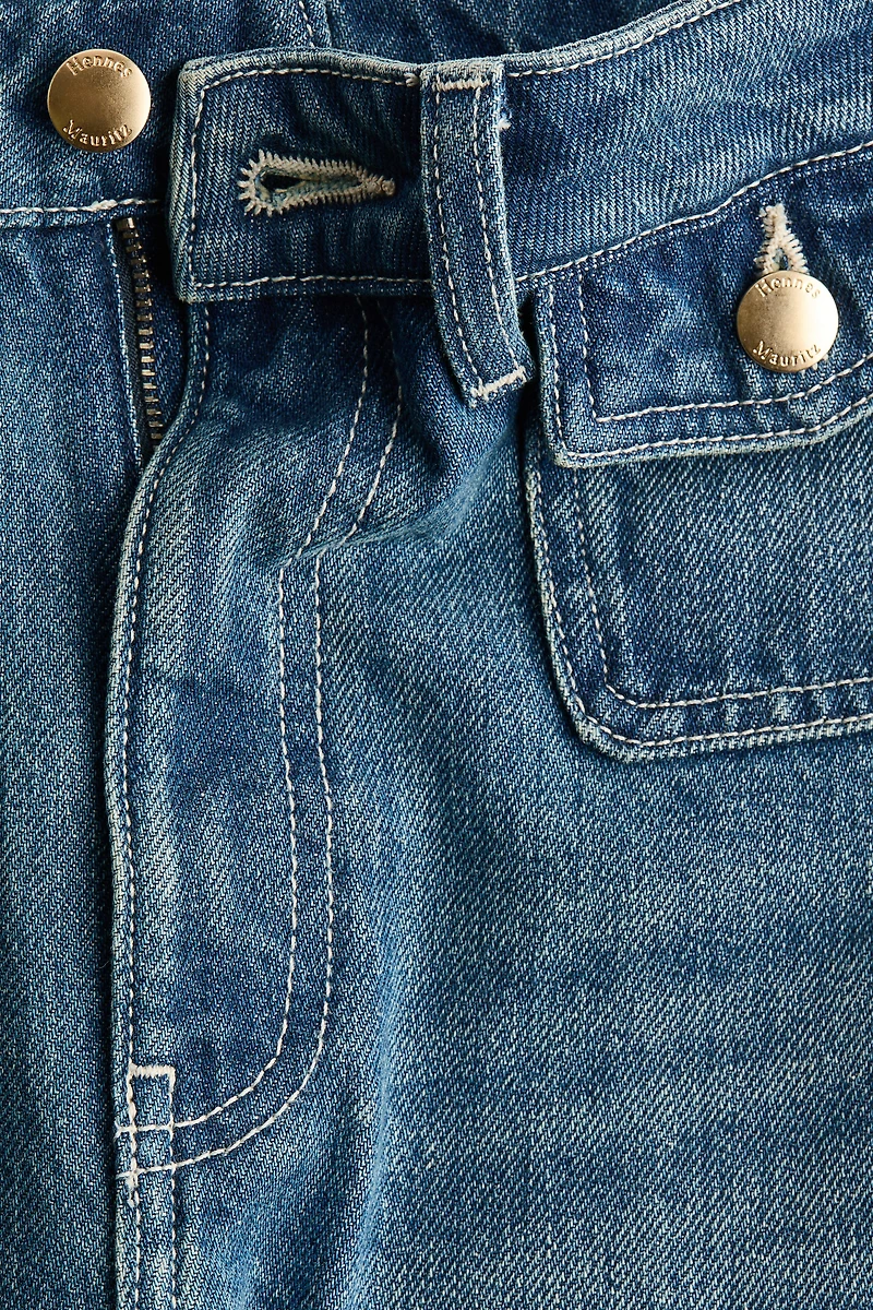 Jean large taille haute