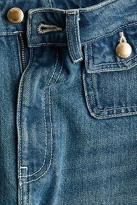 Jean large taille haute