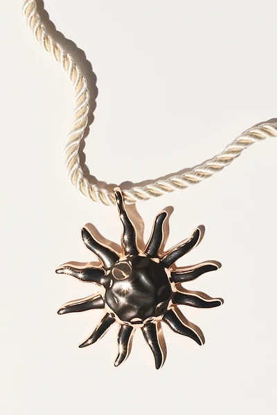 Rope Necklace with Pendant