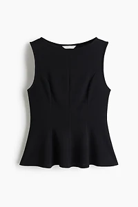 Sleeveless Peplum Top