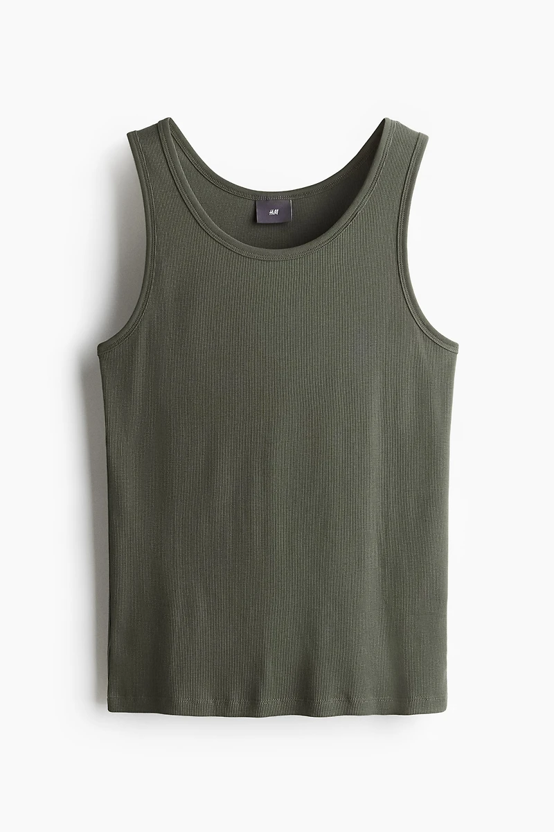 Cotton Pajama Tank Top and Shorts