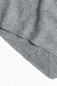 Garter-Stitched Triangle Scarf