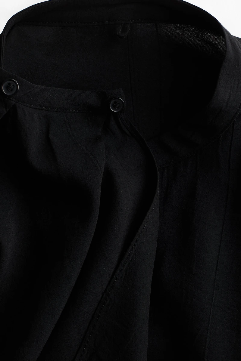 Scarf-Detail Shirt