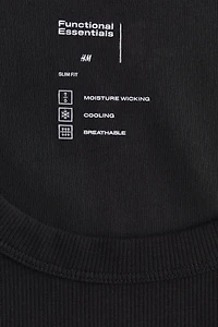 Cooling Slim-Fit Ribbed Tank Top