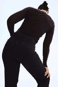 Slim-Fit Mom High Ankle Jeans