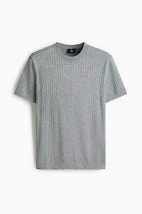 Slim-Fit Knit T-Shirt