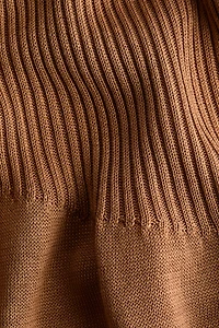 Robe en tricot côtelé