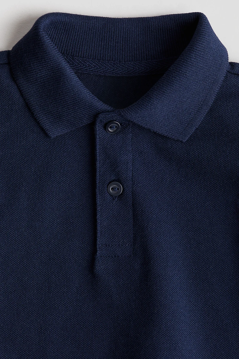 Cotton Pique Polo Shirt