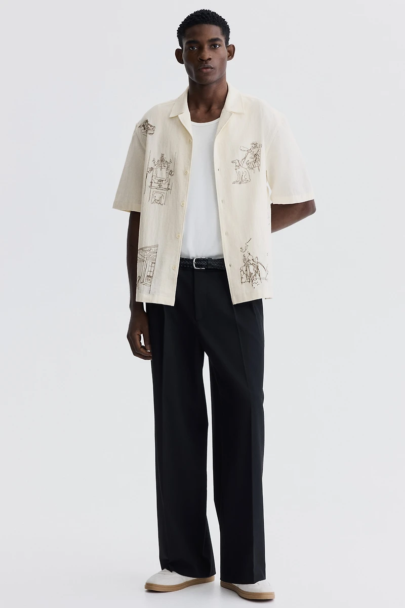 Relaxed-Fit Cotton Resort Shirt