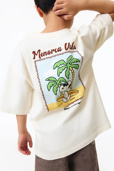 Loose-fit printed T-shirt
