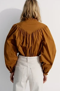 Jean évasé taille haute